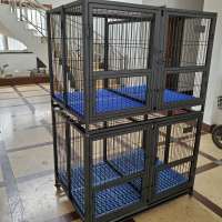 Stackable Dog Kennel Cages Pet Cages Carriers & Houses Wholesale From Direct Factory 134X74X110=52"