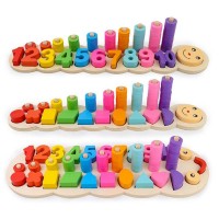 OEM Cheap Popular Preschool Puzzle Wood Toys For Kids