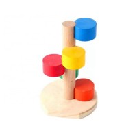 Hamster Wooden Play Toy Exercise  jump ladder