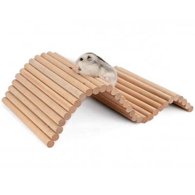 Hamster Climbing Ladder Wooden Suspension Bridge Guinea Pigs Rats Hedgehog Gerbils Mouse Sugar Glider Other Small Animals